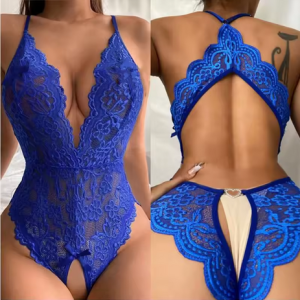 Lencería Roja sin Entrepierna para Mujer